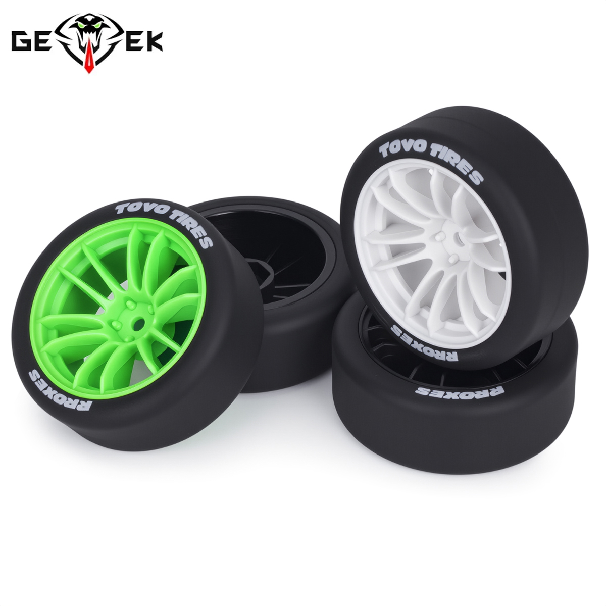 Tamiya Model Rc Car - 4Pcs Hard Drift Tires Wheel Tyre