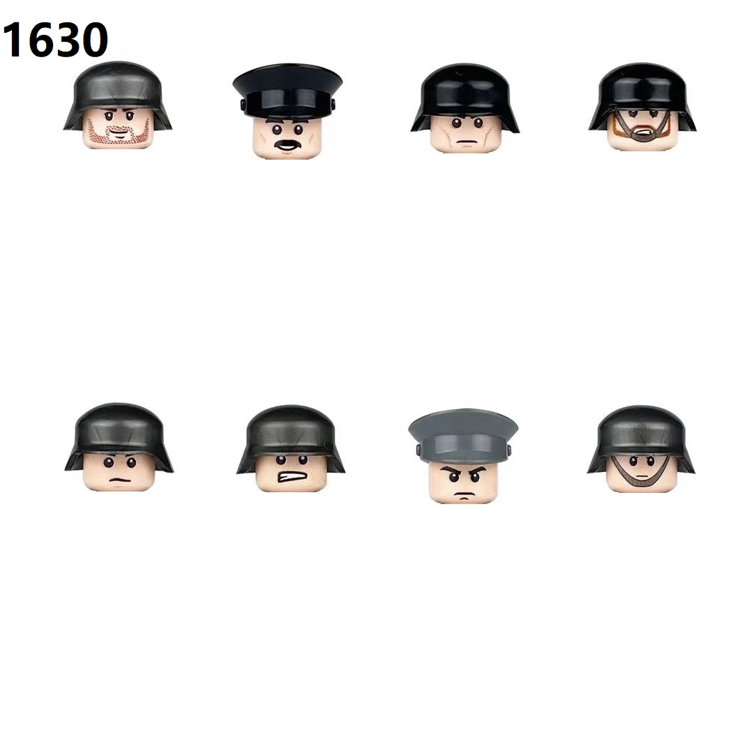 Lego Minifigure Holder - 8pcs Military Weapon WW2 Germany Mini