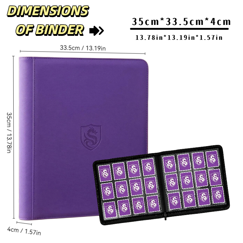 12-Slot Premium Side-Insert Ca - Pokemon Binder Card ulasan dan harga