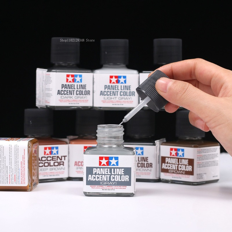 Panel Line Accent Color 40ml E - Tamiya Model Paint Set ulasan dan harga