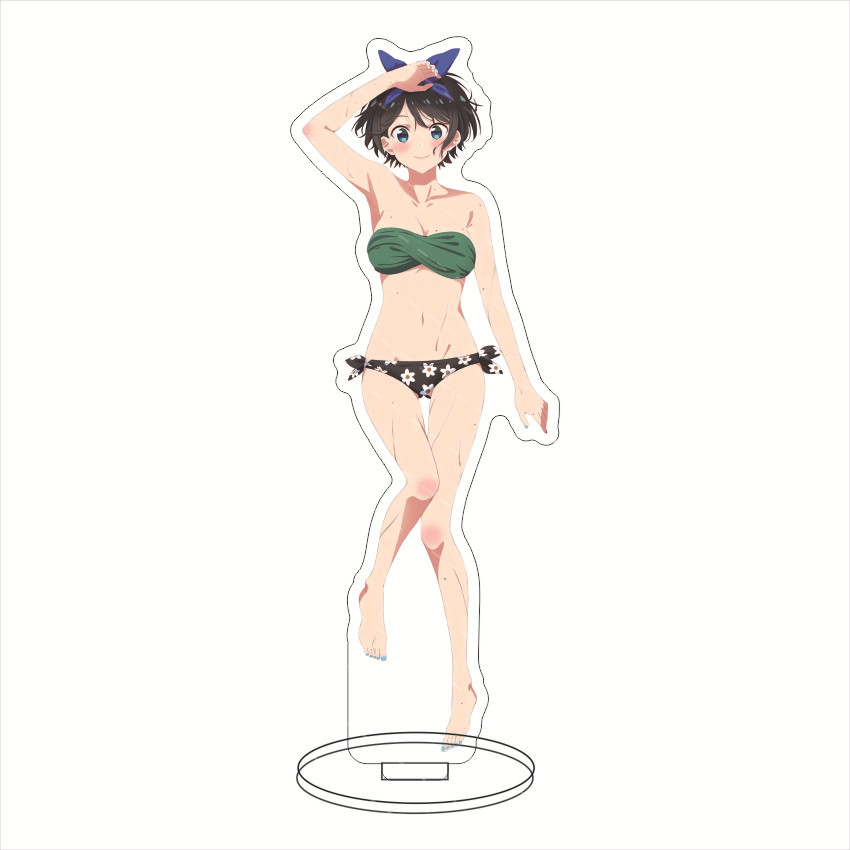 16CM Anime Figure Rent A Girlf - Figma Stand Set ulasan dan harga