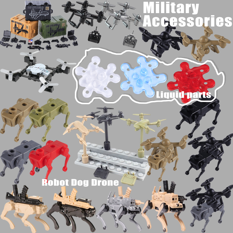 WW2 Military Accessories UAV R - Lego Minifigure Holder ulasan dan harga
