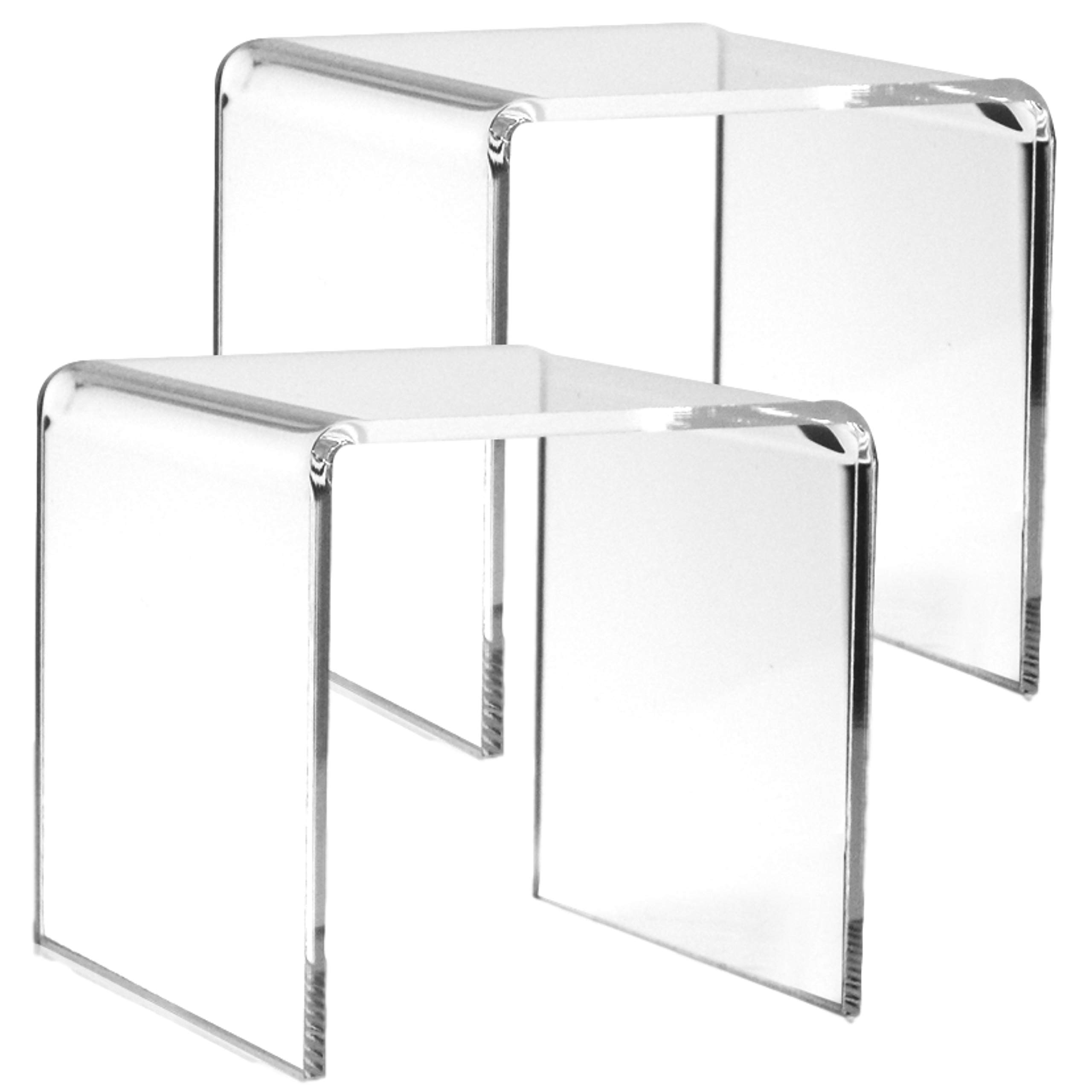 Acrylic Display Risers Stand,C - Pop Display Shelf ulasan dan harga