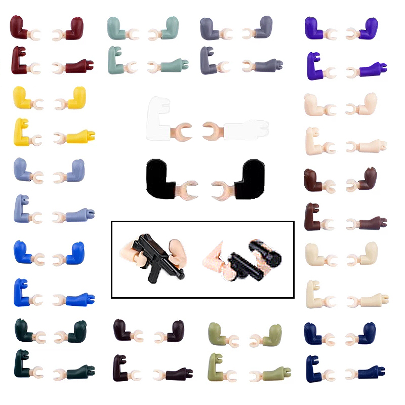 WW2 Military Figures Arms Hand - Lego Minifigure Holder ulasan dan harga