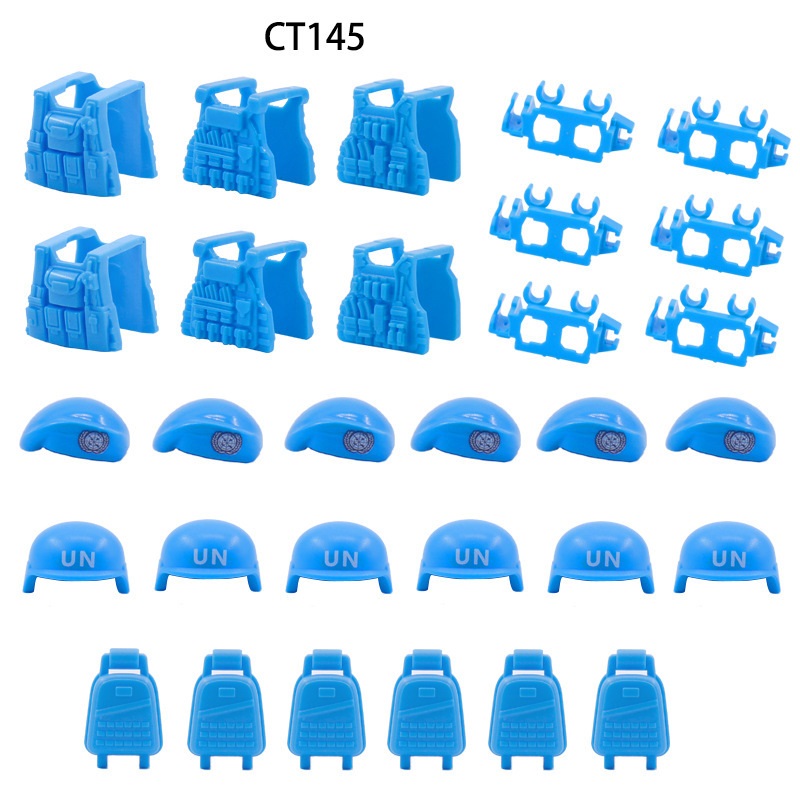 UN peacekeeping Forc Beret Bul - Lego Minifigure Holder ulasan dan harga