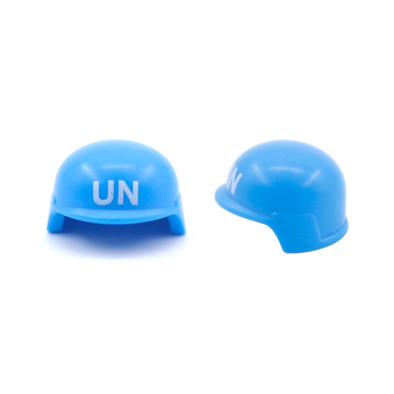 UN peacekeeping Forc Beret Bul - Lego Minifigure Holder ulasan dan harga