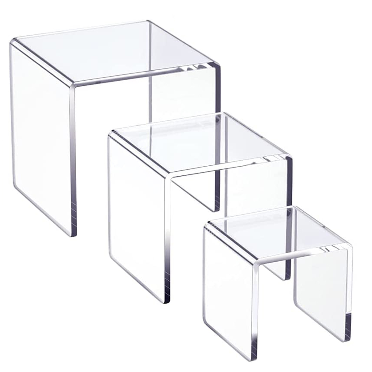 5mm U Shape Acrylic Display Ri - Pop Display Shelf ulasan dan harga