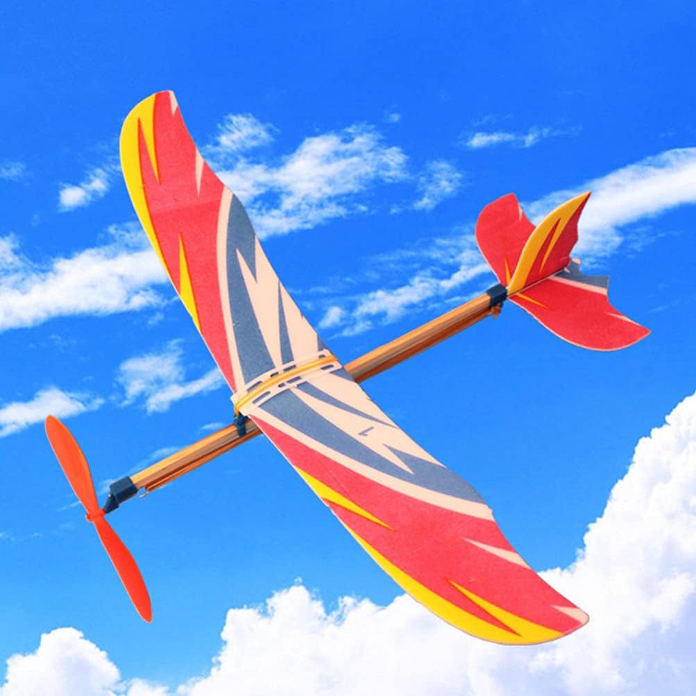 5/10Pcs Rubber Band Powered Ai - Model Airplane Plastic ulasan dan harga