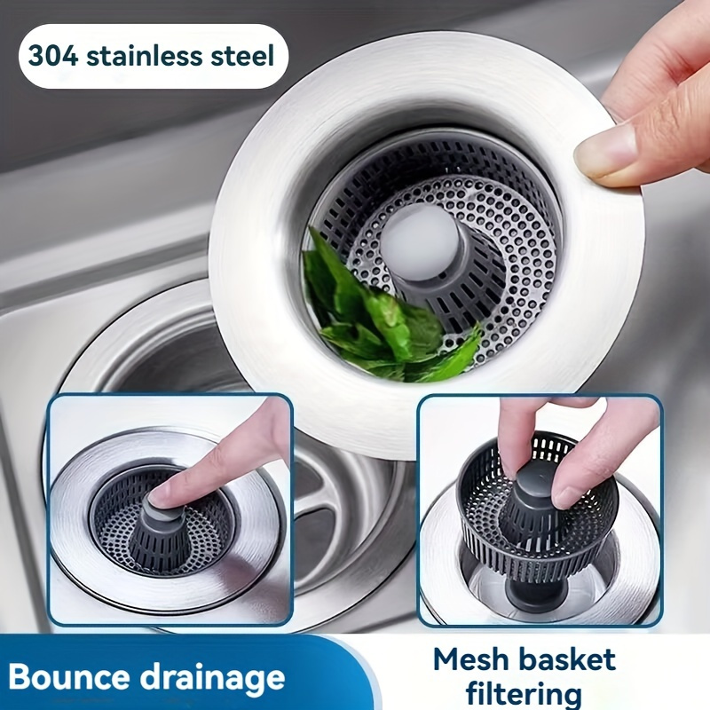 3 in 1 Kitchen Sink Drain Stra - Pop Display Shelf ulasan dan harga