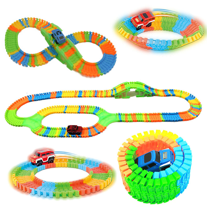 DIY Assemble Universal Racing  - Hot Wheels Car Track Sets ulasan dan harga