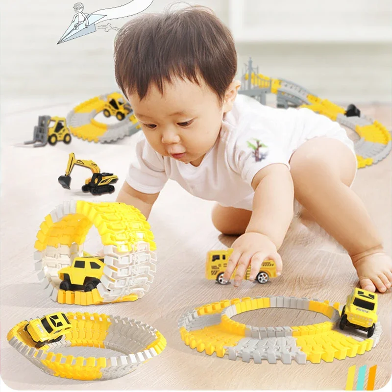 137-467pcs Children Electric T - Hot Wheels Car Track Sets ulasan dan harga