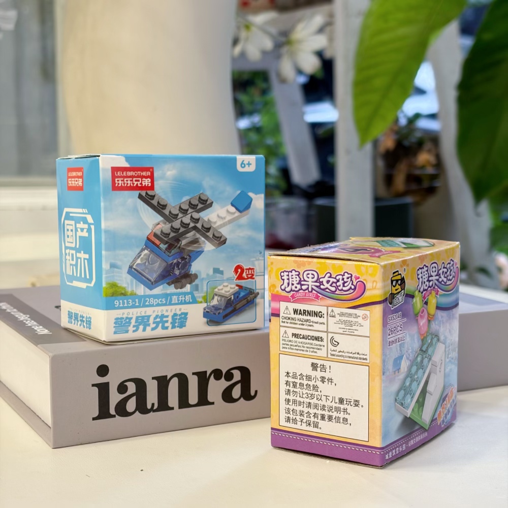 2-in-1 Police Helicopter Build - Building Block Mini ulasan dan harga