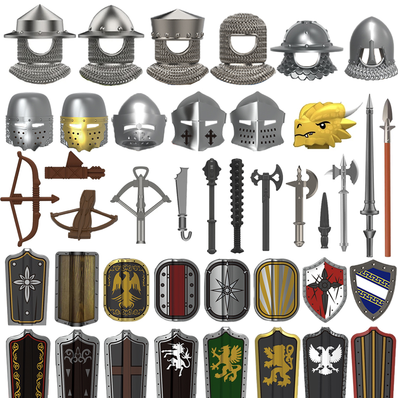 Medieval Castle Soldier Action - Lego Minifigure Holder ulasan dan harga