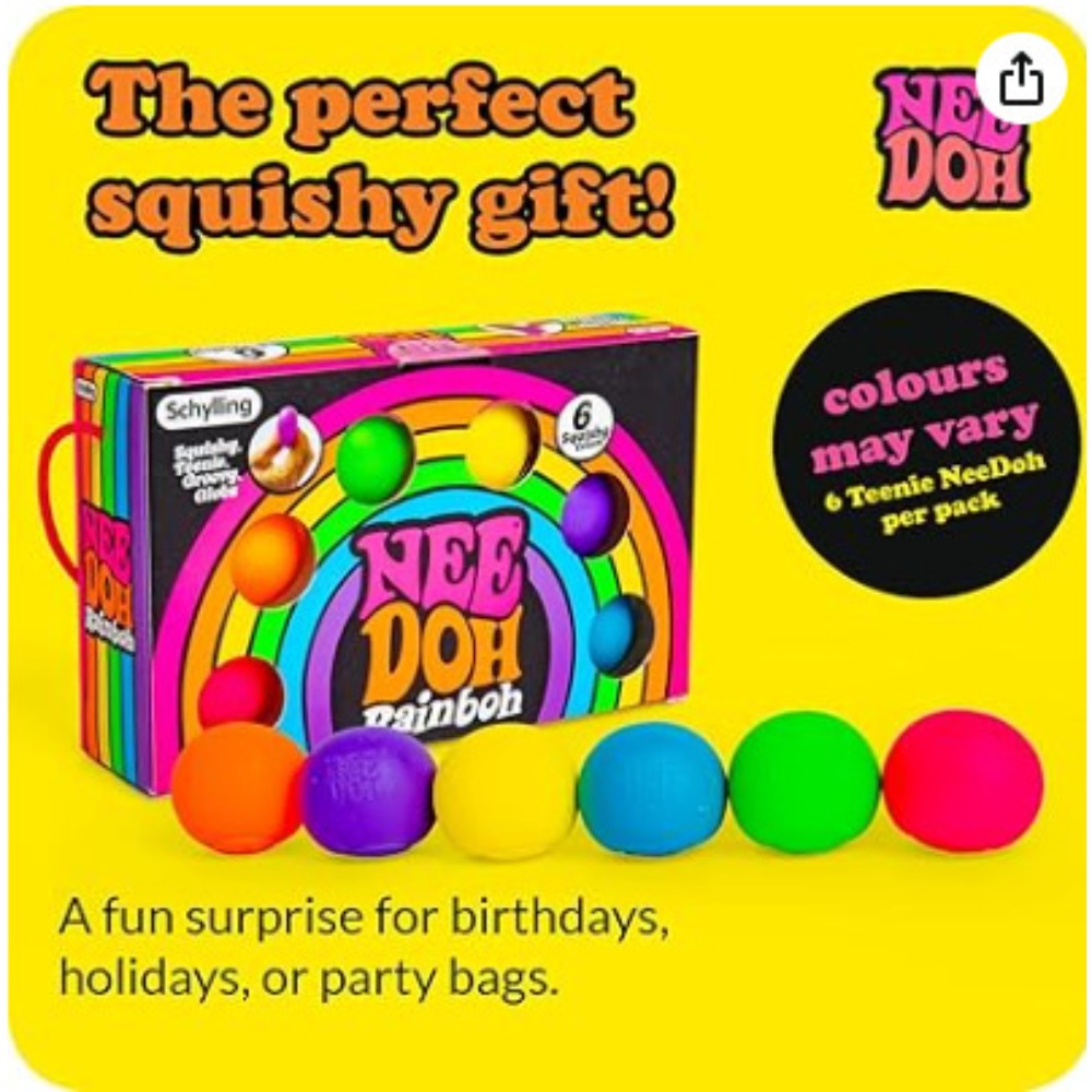 New Schylling Needoh Rainbow T - Mystery Box Blind Bag ulasan dan harga
