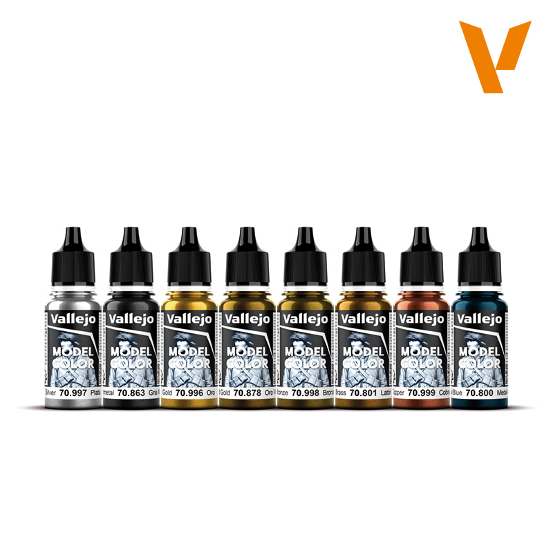Vallejo 70118 Metallic Color E - Tamiya Model Paint Set ulasan dan harga
