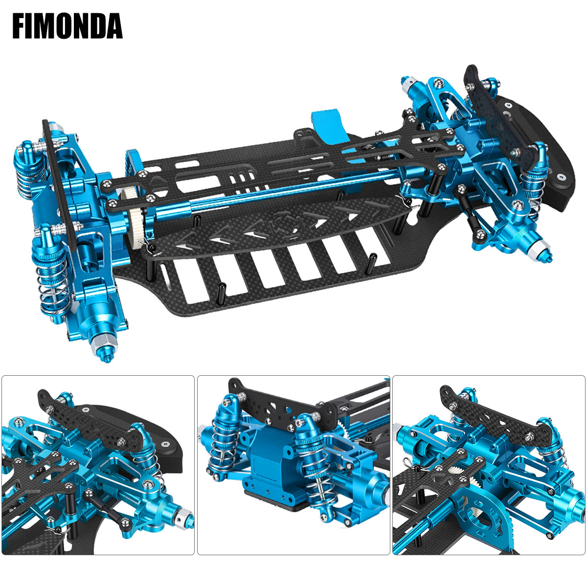 Aluminum & Carbon Fiber Frame  - Tamiya Model Rc Car ulasan dan harga