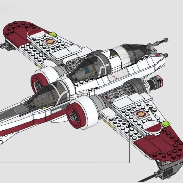 Space Combat Aircraft Model Bu - Lego Set Technic ulasan dan harga