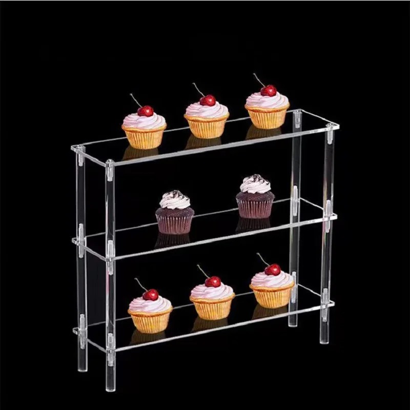 Vertical Acrylic Display Riser - Pop Display Shelf ulasan dan harga