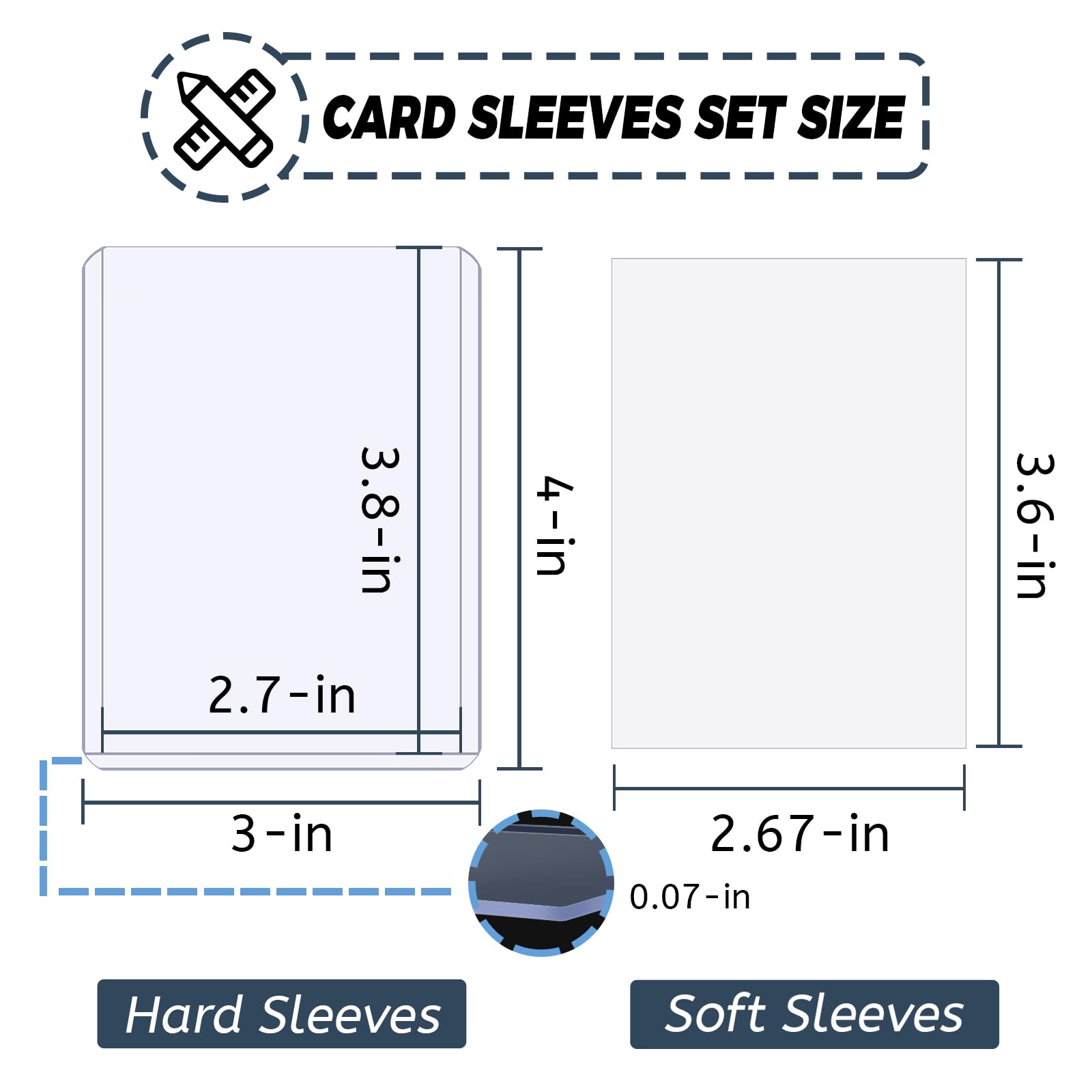 100-600pcs Card Sleeves Hard S - Pokemon Binder Card ulasan dan harga