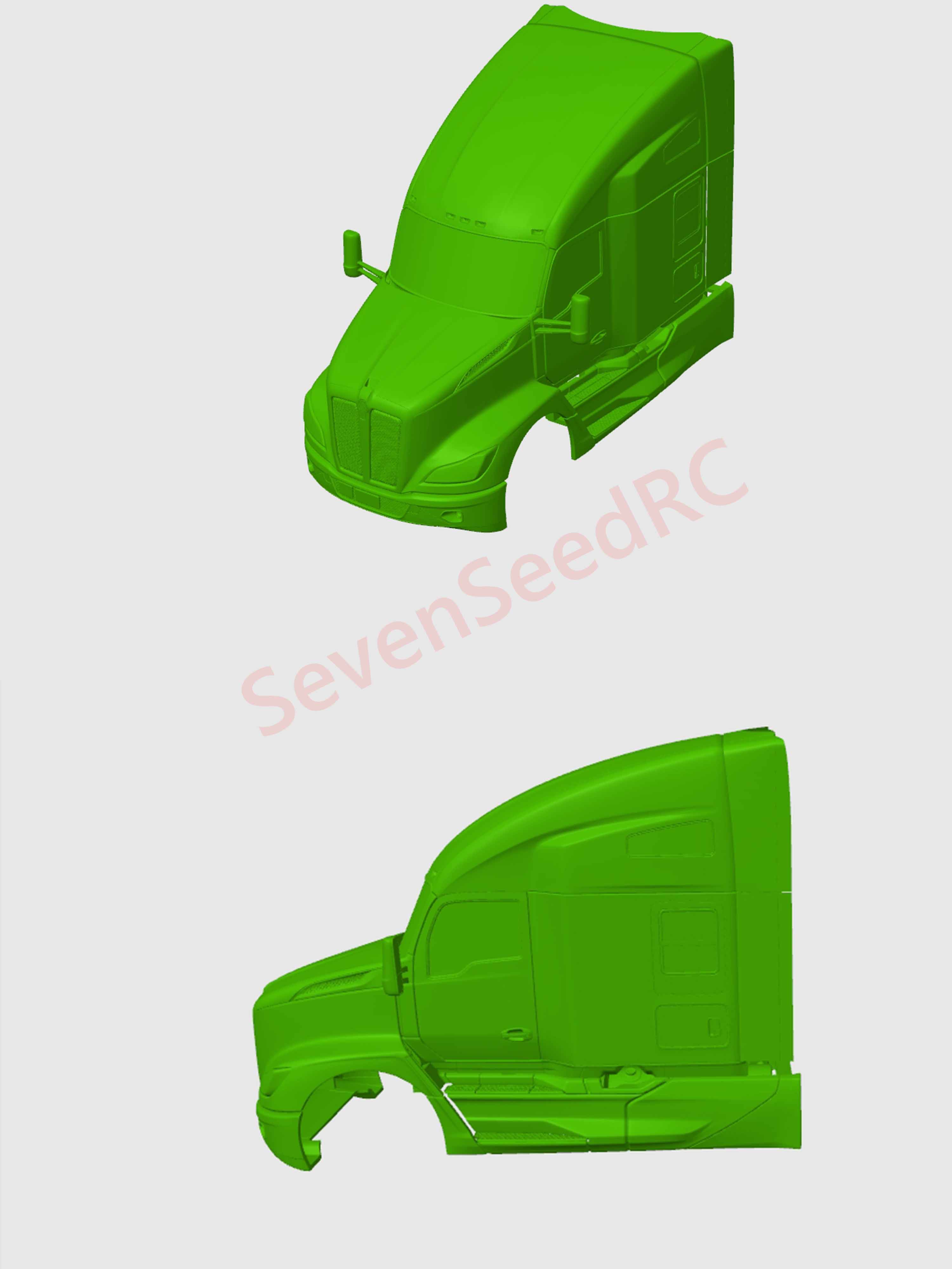 3d Printed Truck KENWORTH T680 - Tamiya Model Rc Car ulasan dan harga